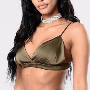 Olive green Bralette